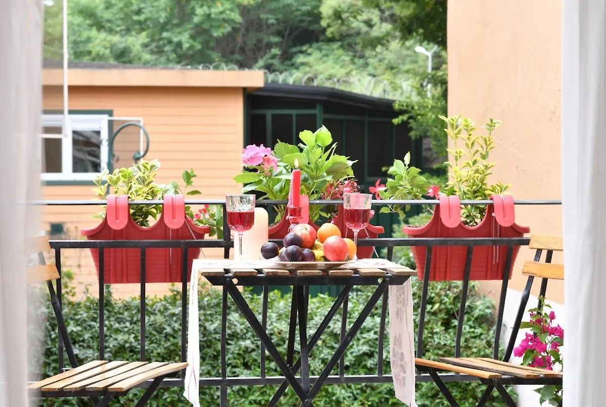 Private Terrace Ac Bright Flat Galata Apartamento Istambul