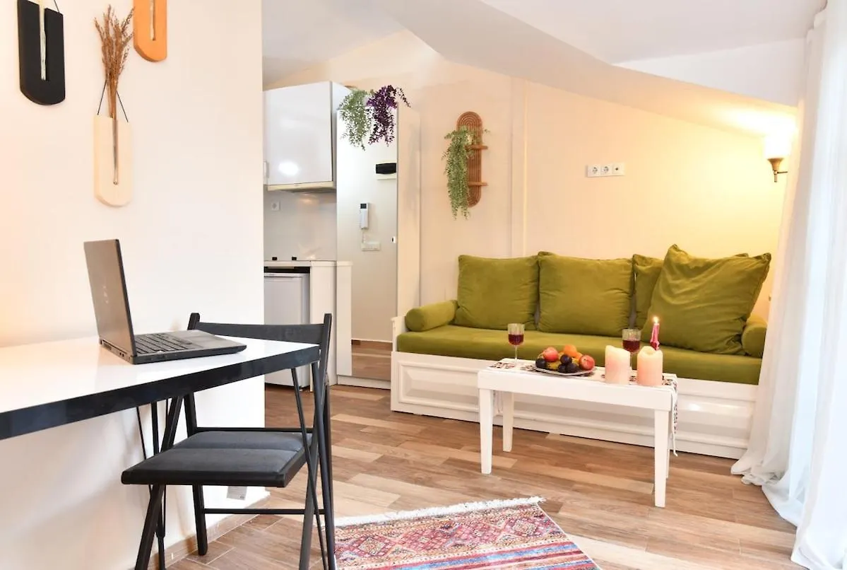 Private Terrace Ac Bright Flat Galata Apartamento Istambul 0*,